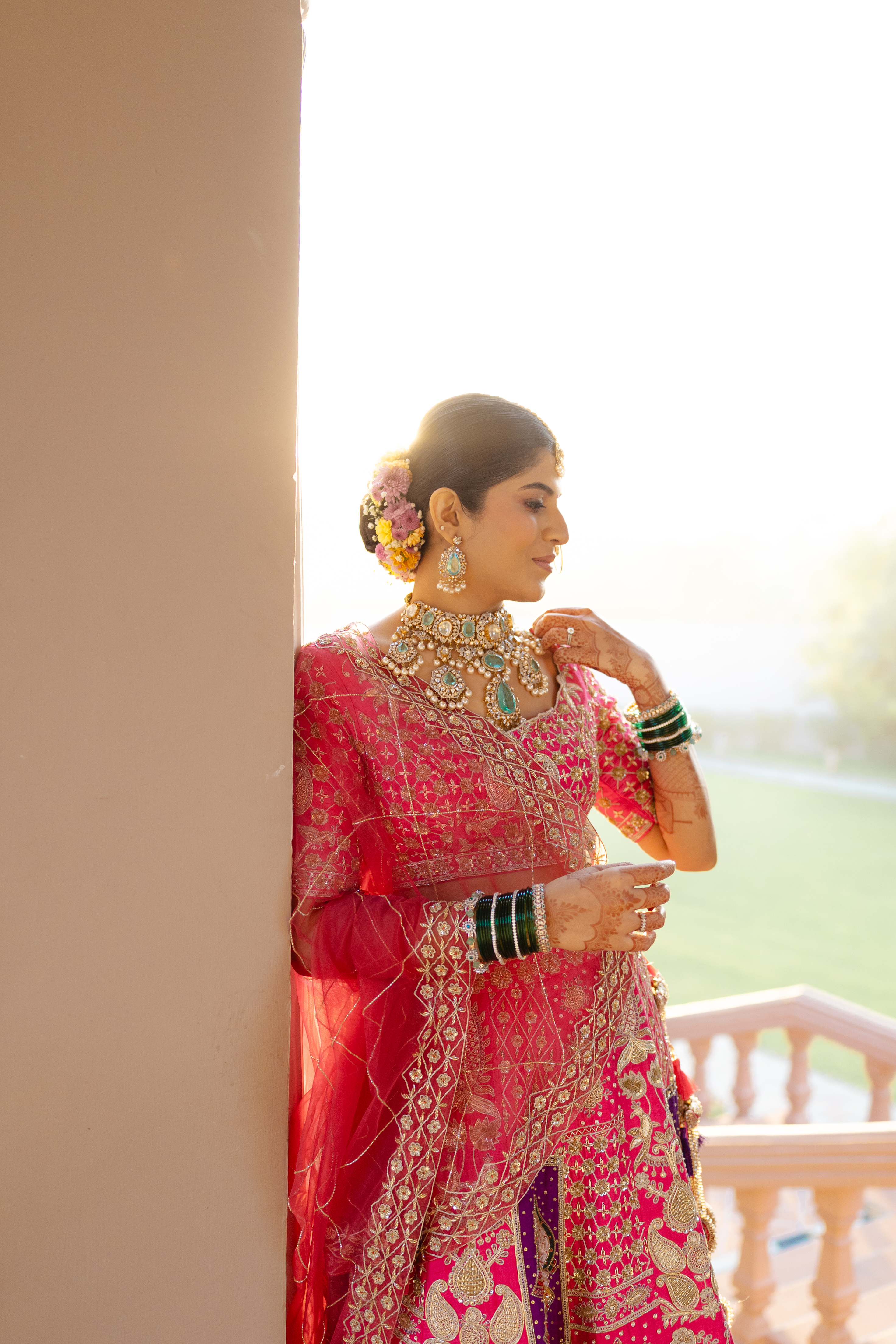 Wedding — intimate moment